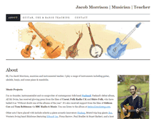 Tablet Screenshot of jacobmorrison.com